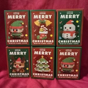 LELEBROTHER Festive Building Blocks Set (6 SETS)